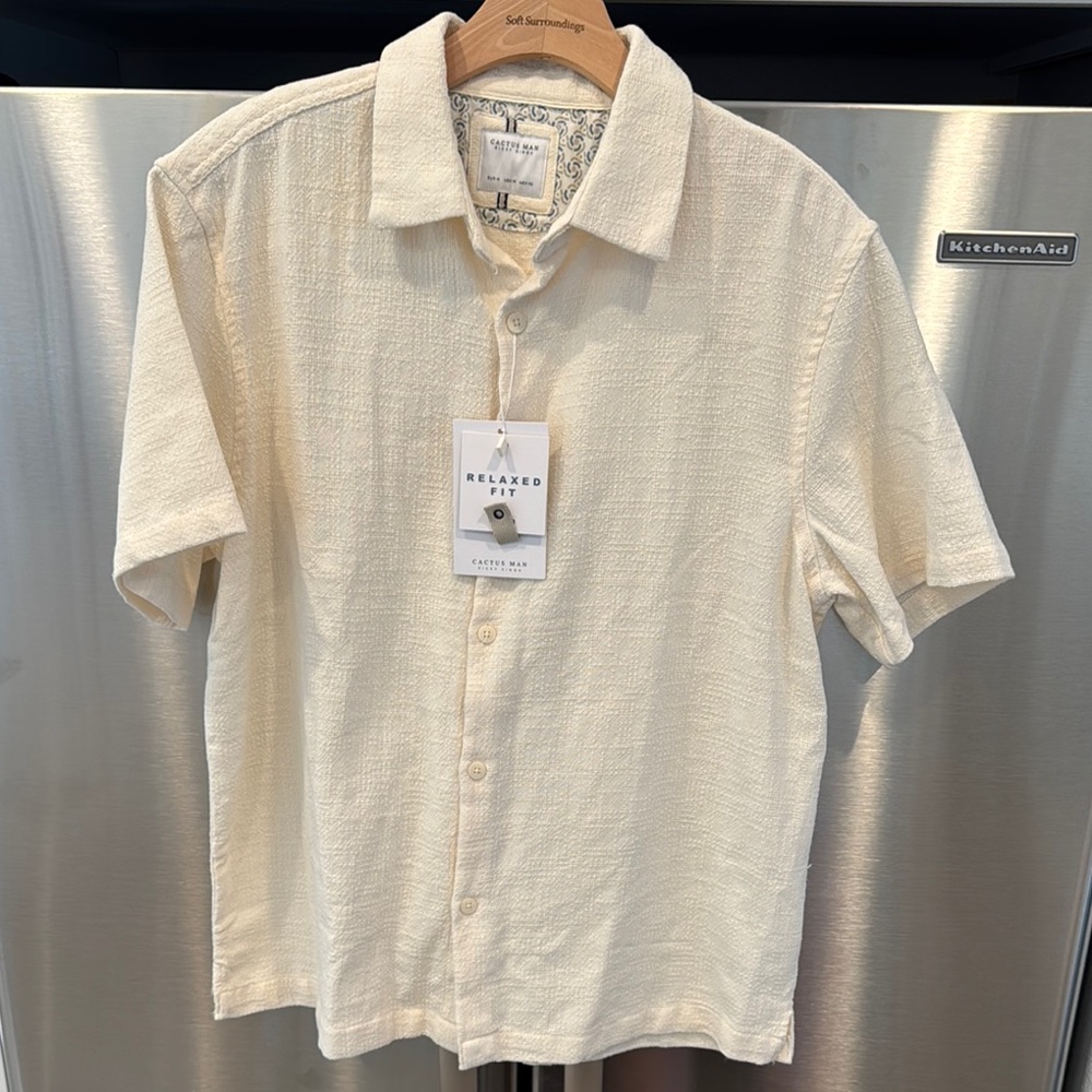 Cactus Man Casual Button Down Shirt Men’s M